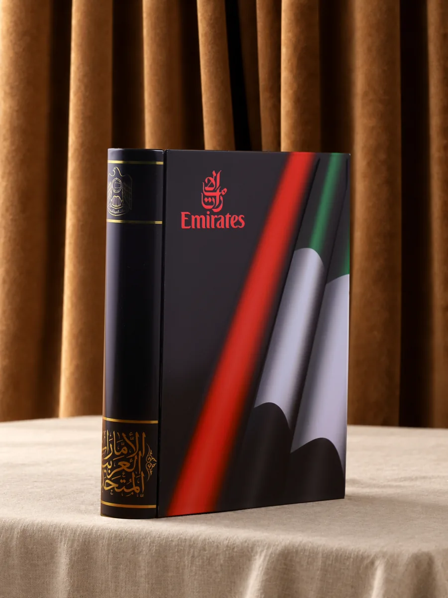 The back cover of the book with a logo printed on it as an example